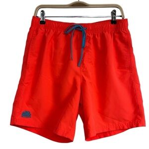 Sundek Orange Lined Swim Trunks Men’s XL Quick Dry Mesh Lined Beach Shorts